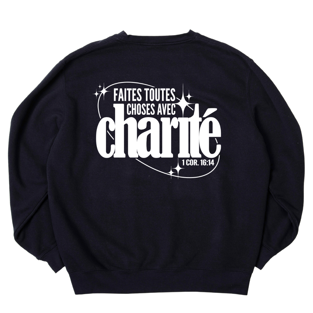 "Charité" Crewneck Sweatshirt